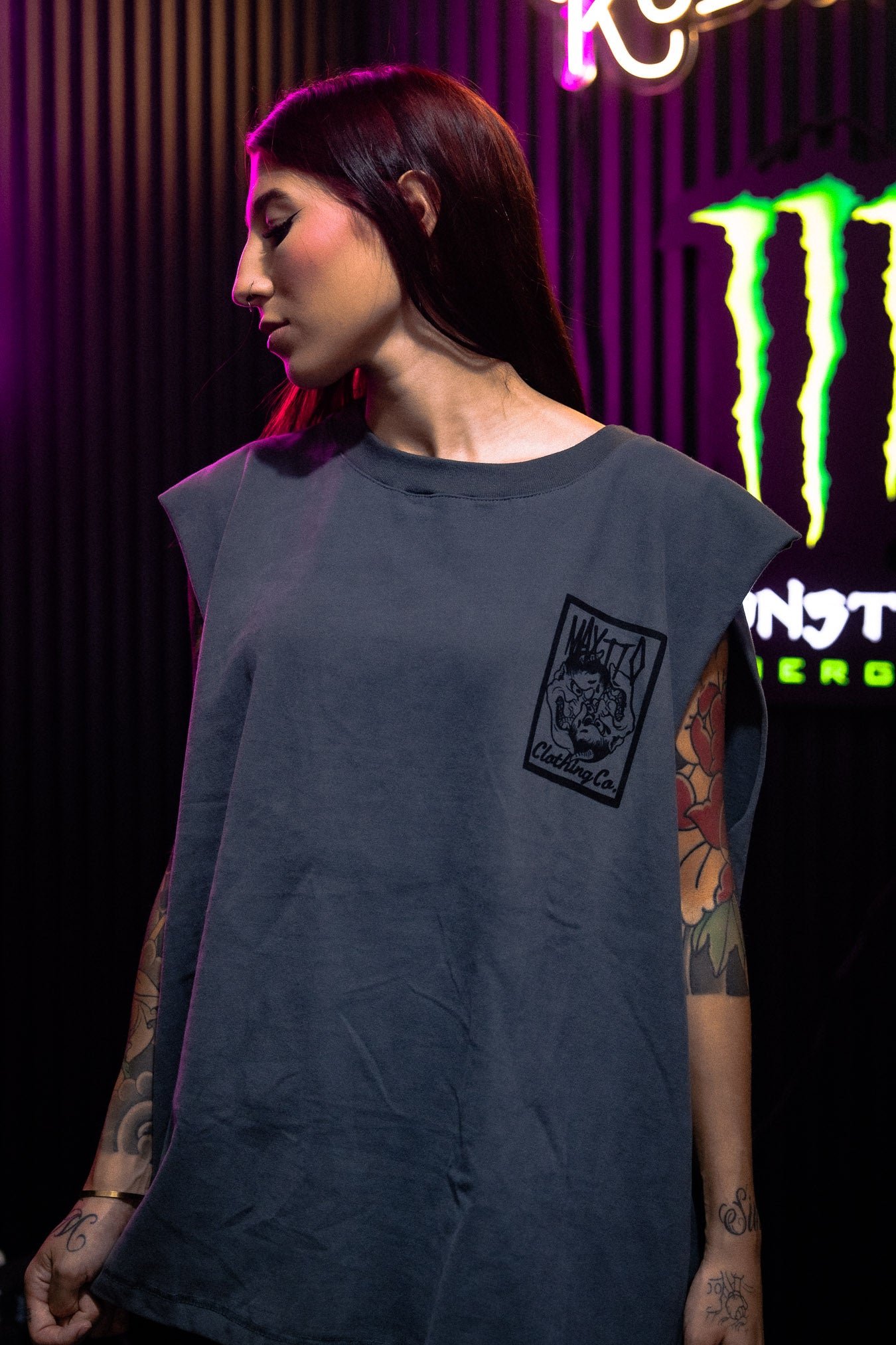Half Chaos ☯️ Half Calm Sleevless Shirt