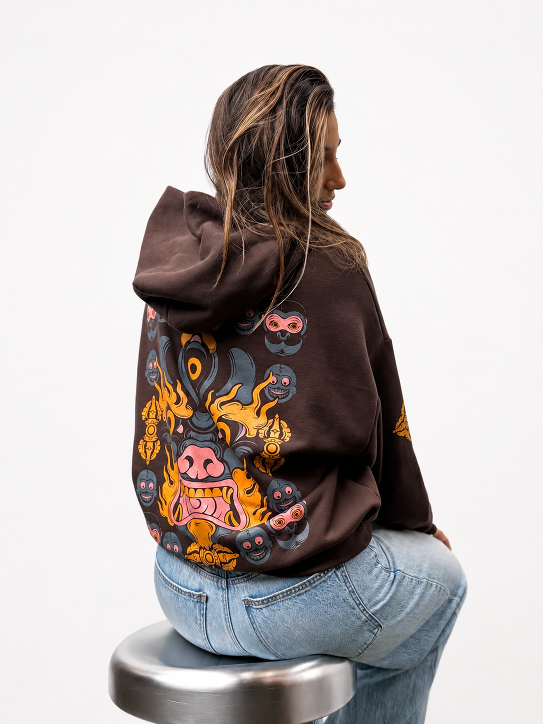 MAHAKALA Boxy Hoodie